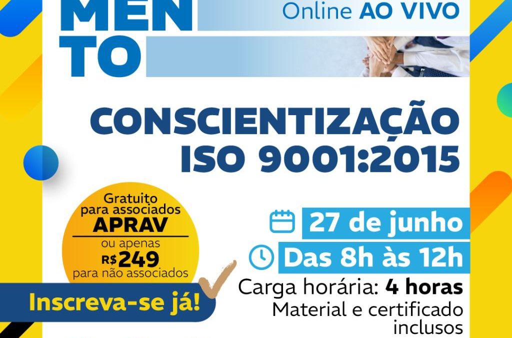 Conscientização ISO 9001:2015